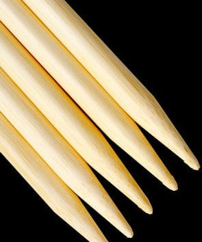 ChiaoGoo - Bamboo Double Point (Natural) 15cm (6")