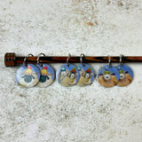 Happy Sheep Stitch Markers (Set of 6) (no tin)