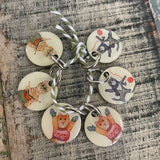 Kittens In Mittens Stitch Markers In A Pocket Tin