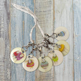 Sheep In Sweaters Crochet Stitch Markers (Set of 6 - no tin)