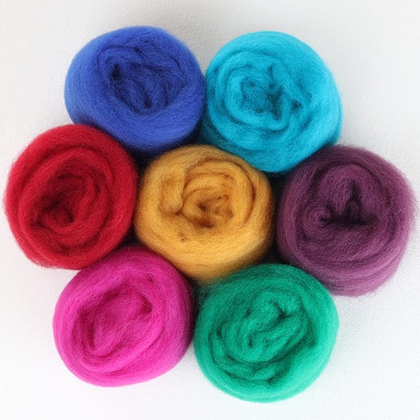 Ashford Corriedale Sliver Pack  - Jewel