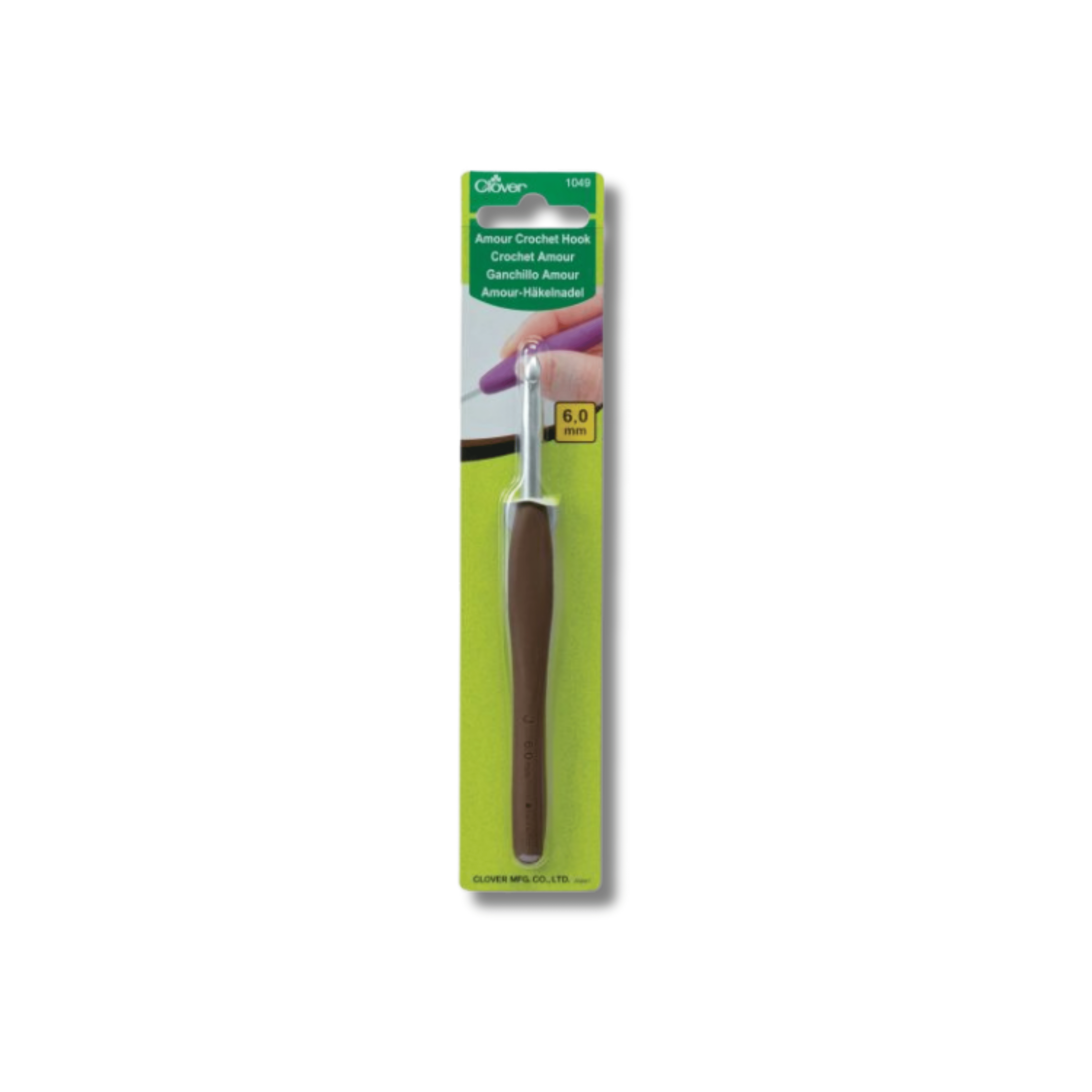 Clover Amour Crochet Hook 6.0 mm 