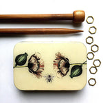 Firefly Notes Stitch Marker Tins Bee & Poppy Small