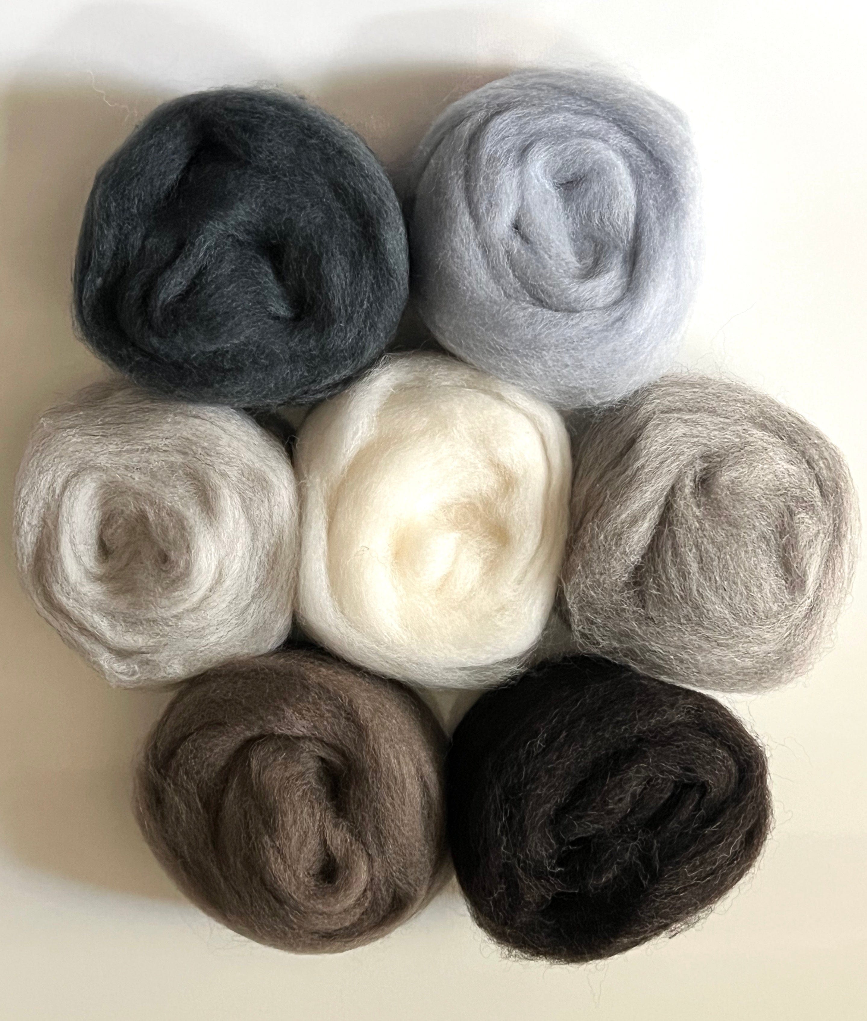 Ashford Corriedale Sliver Pack - Neutral