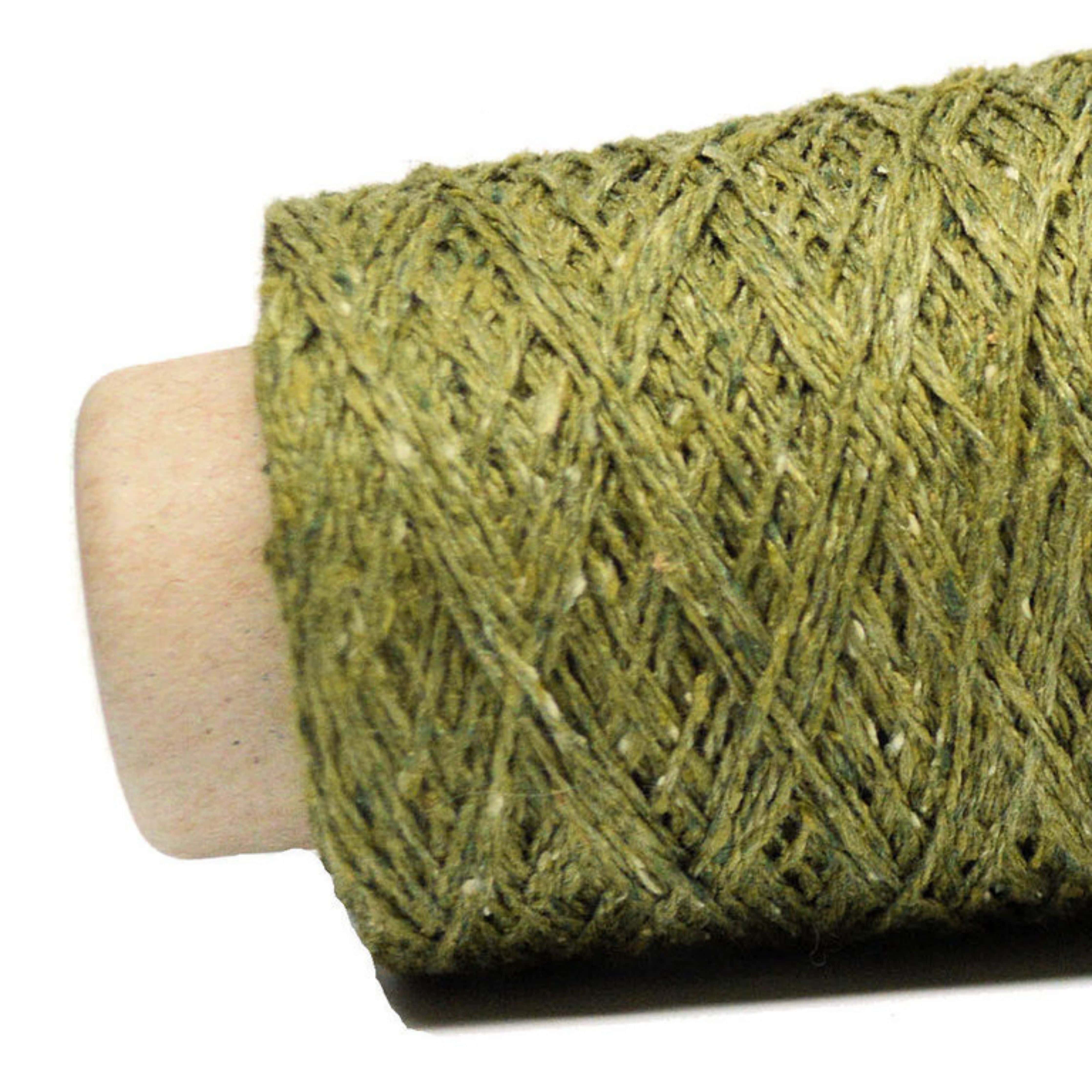 ITO Kinu 100% Silk Weaving & Knitting Yarn 373 Cam Green 