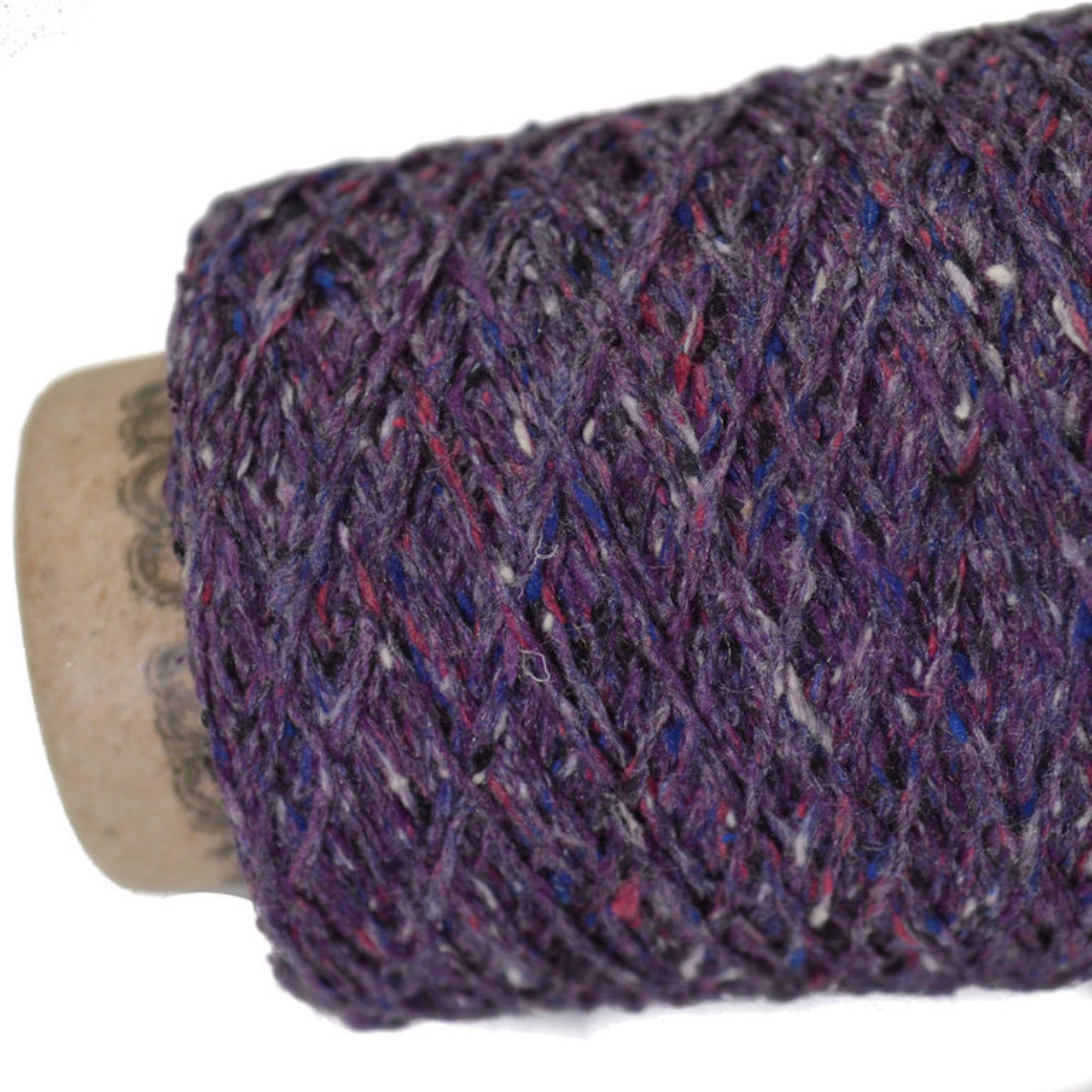ITO Kinu 100% Silk Weaving & Knitting Yarn 391 Violet 