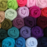 Ashford Merino fibre in all the colours